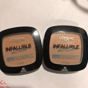 Loreal Pro Glow Face Powder Set shade 26 2 NEW Sealed